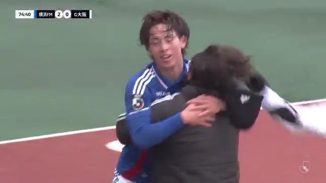 / スタジアムが沸いた左足のコントロールショット⚡️ \ #植中朝日 選手が見事な胸コントロールで相手を交わし、コースを狙ったシュートで追加点🔥 #fmarinos|#Jリーグ
