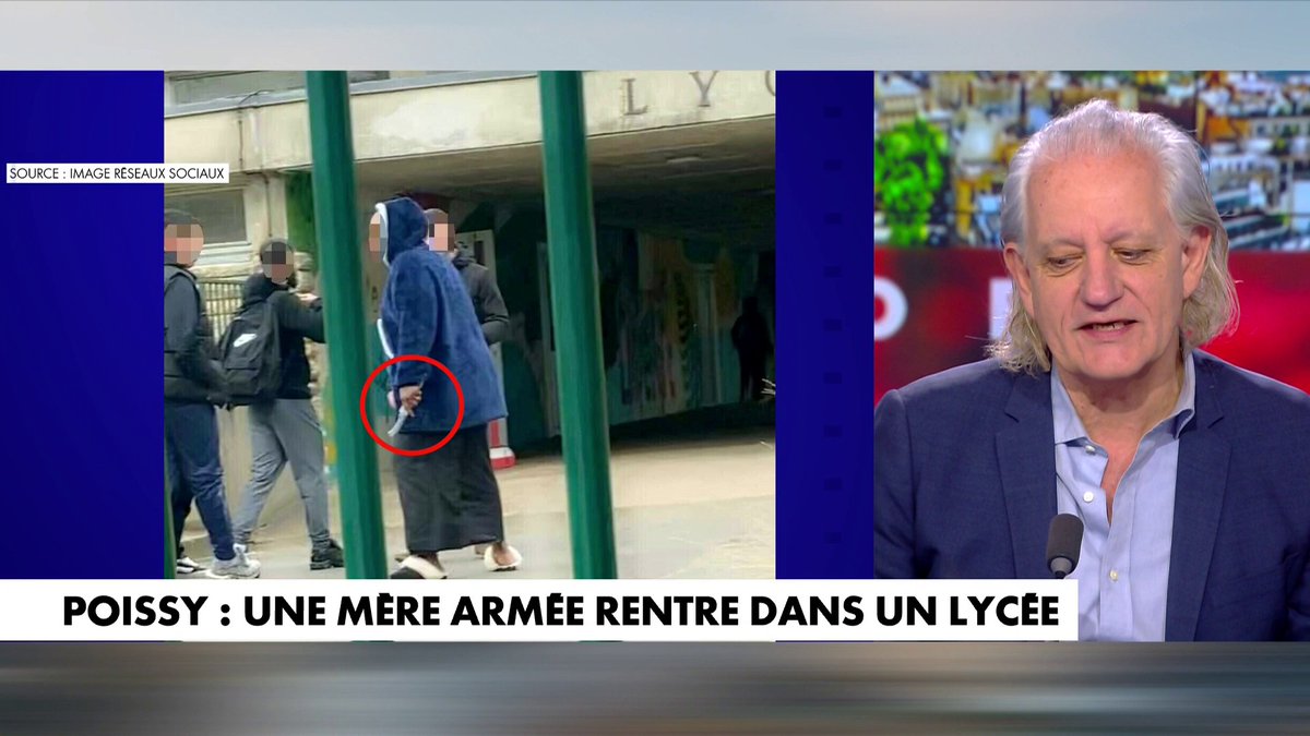 Jean-Christophe Gallien, politologue, sur une mère qui s'est rendue dans un lycée en étant armée : «Comment on peut en arriver à ce qu'une mère de famille se promène avec une lame ?», dans #HDProsWE