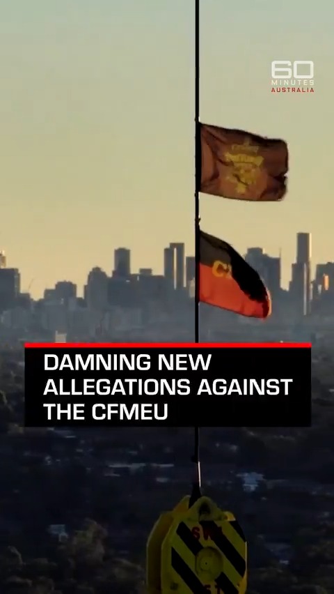 Watch the full story: Despite the CFMEU being put into administration, the rot in the construction industry has not stopped - and a notorious underworld figure is allegedly at the heart of it. #60Mins