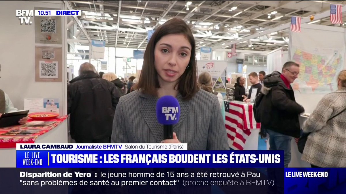 💬 "Il y a un léger ralentissement" Tourisme: les Français boudent les États-Unis, avec une baisse de 25% des intentions de départ