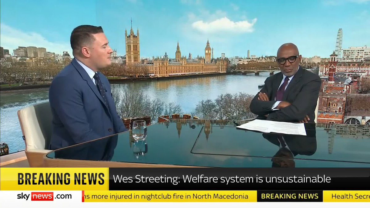 "Some of your less favourable friends are suggesting that Labour is changing into the Tories." - Trevor Phillips Health Sec Wes Streeting rejects this argument, adding that the party is 'trying to reform the state'. ➡️ #TrevorPhillips