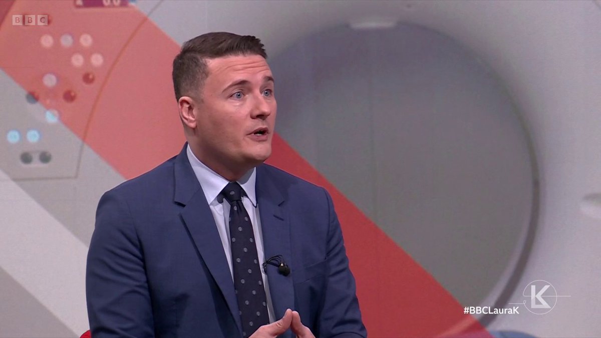 "Can you promise people their care isn't going to be disrupted?" #BBCLauraK asks Health Secretary Wes Streeting about his proposed NHS England reorganisation Streeting says "freeing up... hundreds of millions of pounds" is "worth" the disruption risk