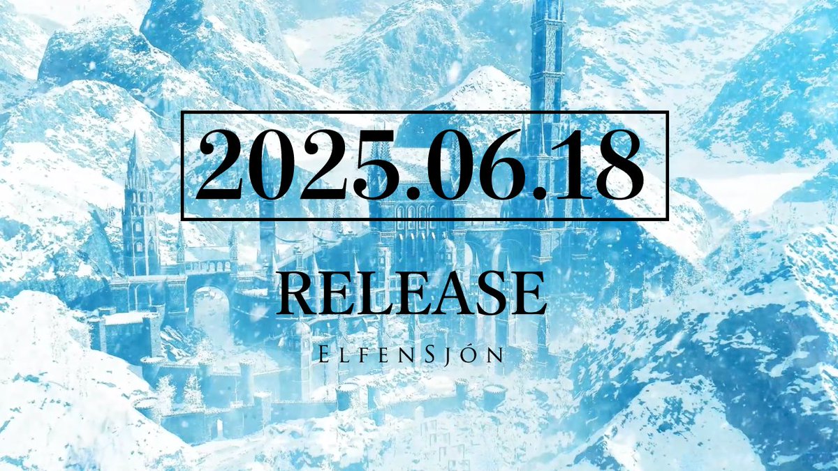 #ELFENSJóN NEW EP『ANIMA』 Release on 2025.06.18 (wed) LEAD SINGLE『LUEUR BLANCHE』 Release on 2025.04.02 (wed)