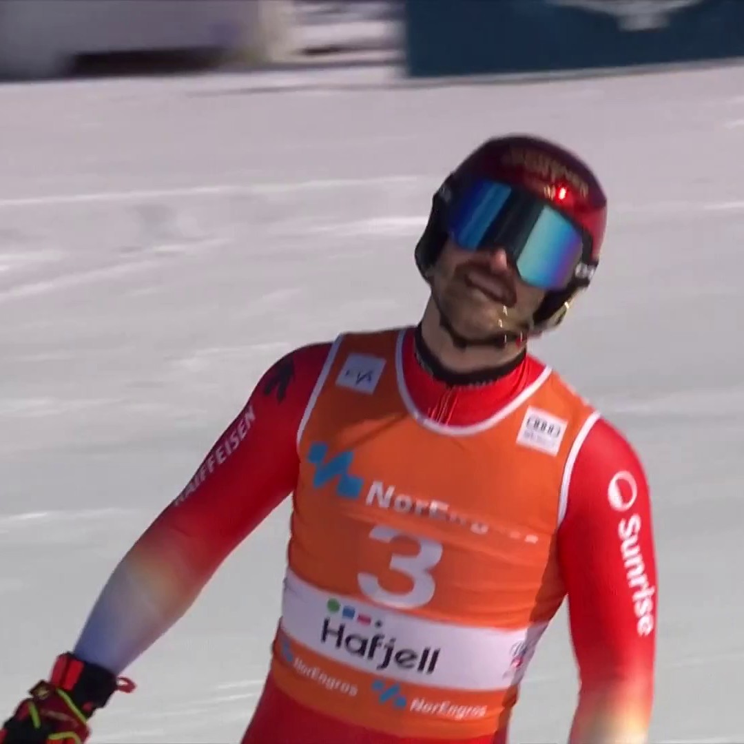 Loic Meillard does the Hafjell DOUBLE! 🥇🥇 It's back-to-back victories for the Swiss as he claims the weekend's giant slalom and slalom wins! ⛷️ #fisalpine