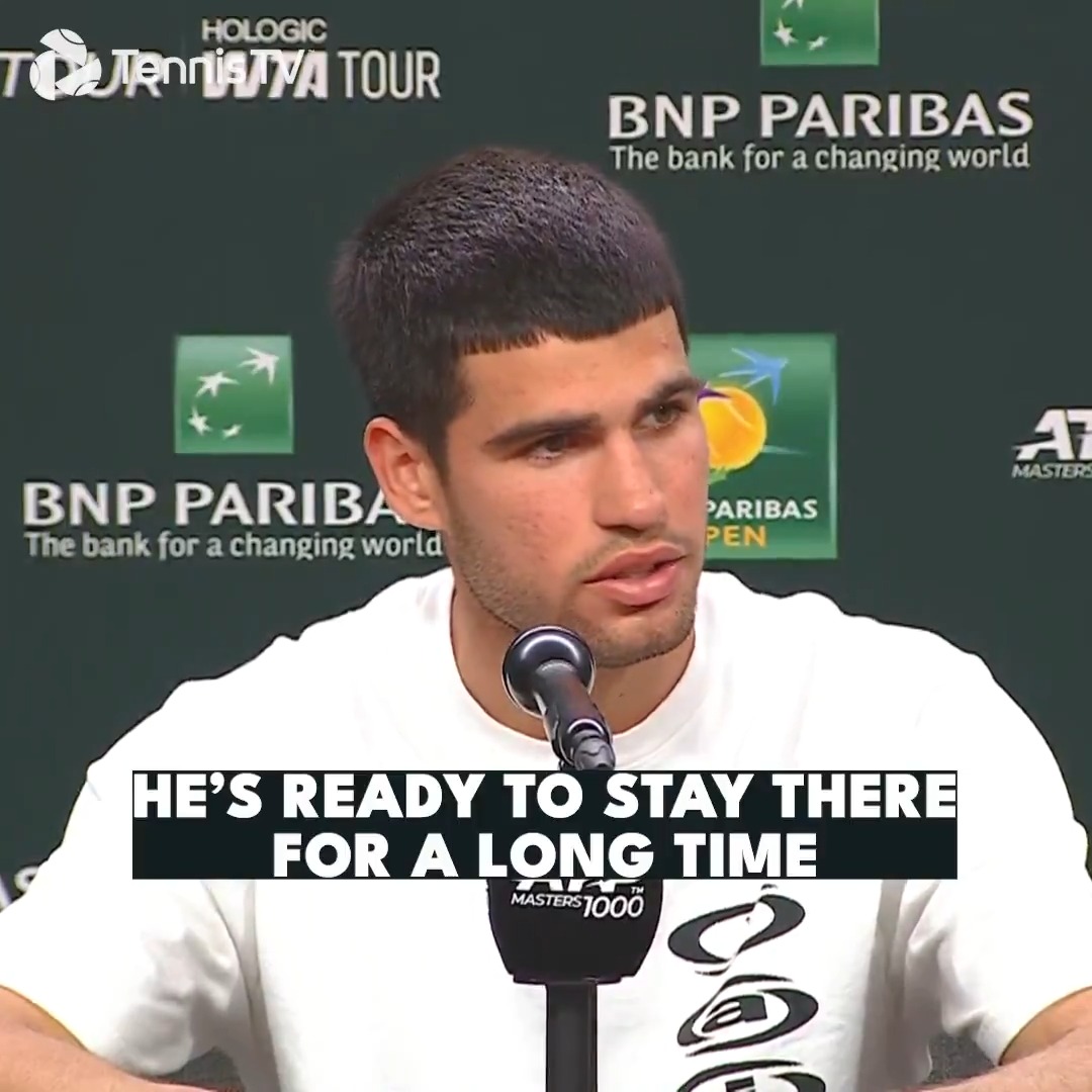 What brilliant sportsmanship from Carlos Alcaraz Never salty. Never looking for excuses. Always takes it on the chin. Love this kid.