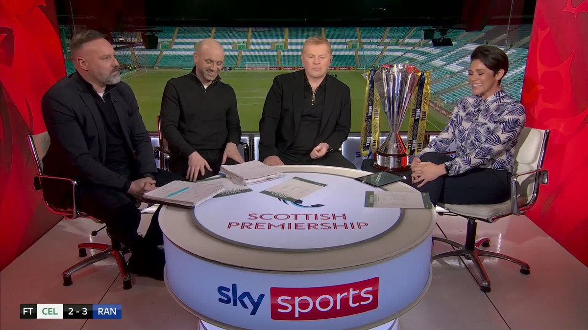 🔵 "It shows you what it means" Kris Boyd on the celebrations from Barry Ferguson &amp; Václav Černý after Rangers' late winner ⬇️