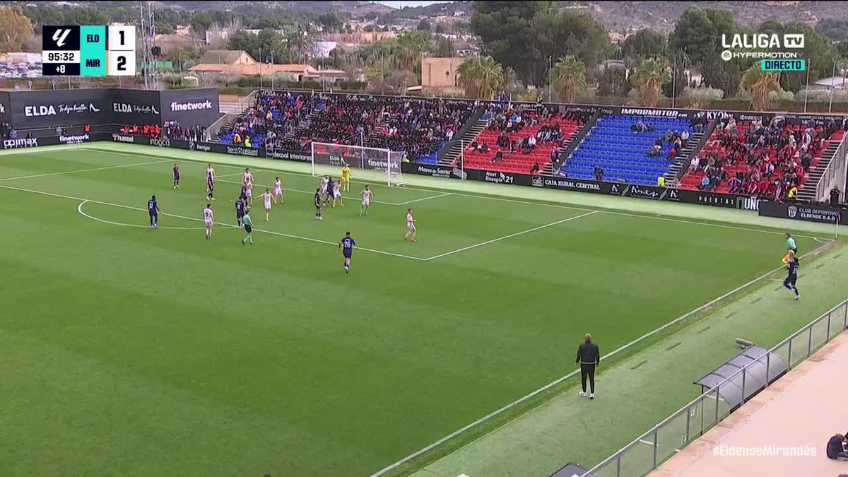 🔍 Esta ha sido la acción que ha dado lugar al penalti por el cual el CD Eldense ha conseguido sumar 1 punto en el 97.
