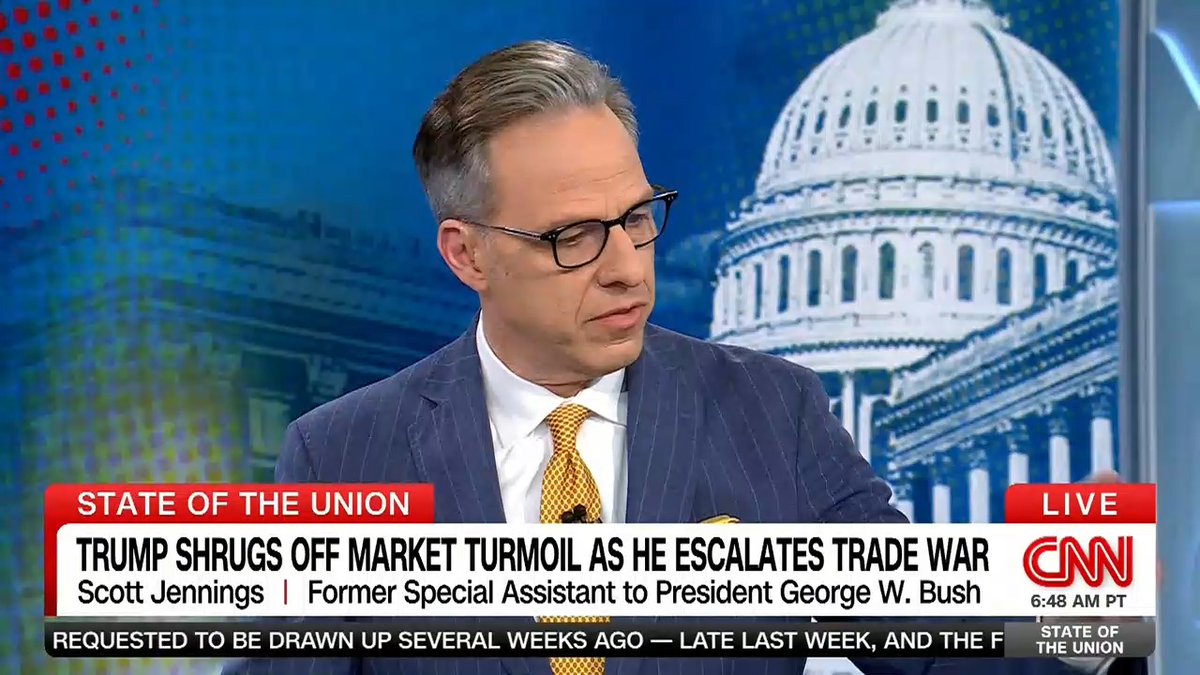 .Rep. Haley Stevens tells Jake Tapper 🦅 she is "absolutely taking a look at the open Senate seat" in Michigan.