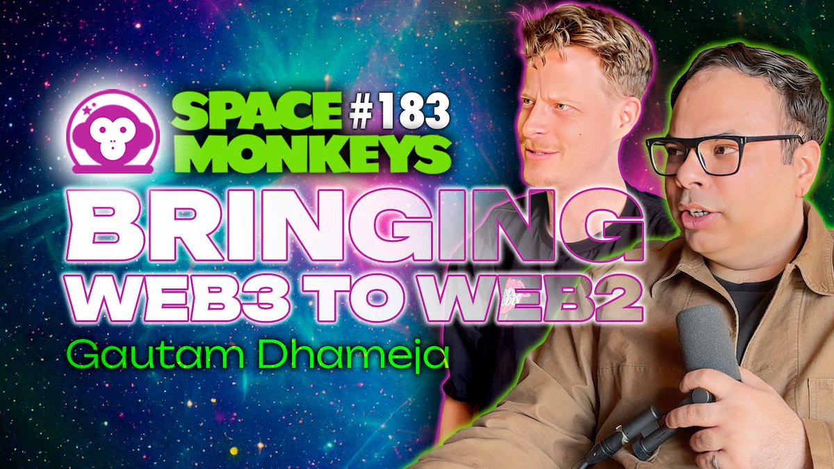 S P A C E M O N K E Y S ˄͎ Podcast How Web3 Meets Web2 🤫 → Secrets of Onboarding Millions feat. Gautam w/ Jay Chrawnna 🐂⭕️ Show Notes: Join us on Space Monkeys as we blast off with Gautam Dhameja, founder of BlockDeep Labs Labs, a driving force in the Polkadot ecosystem. Discover how Polkadot is flipping the script - bringing Web3 to Web2 - to onboard millions of users seamlessly, from Mythical Games’ 6.2M+ users to Vbrick’s enterprise video revolution. Gautam plunges into blockchain’s role as a verification machine (not a database!), the power of parachains, and why even JAM blockspace might get crowded in 5 years. Plus, get the scoop on Epico, JAM, and a mysterious big announcement coming soon! Don’t miss this deep dive into Polkadot’s future. Jump in ↯ 0:00 Mythical Games 7:20 Vbrick 11:11 Web3 to Web2 16:28 Rollups 18:00 Beautiful Code 24:58 Epico 29:50 Blockchains are NOT... 34:30 Progressive Decentraliztion 35:52 OP Stack on JAM? 38:26 NOMT 39:36 Blockdeep Teasers Follow The Kus for more! ❤️🤖