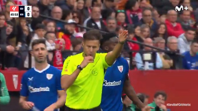 El penalti señalado a favor del Athletic. #LaCasaDelFútbol #LALIGAEASPORTS