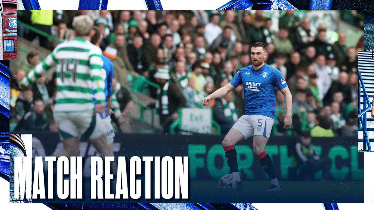 🎙️ John Souttar spoke to RangersTV after today’s victory at Parkhead.
