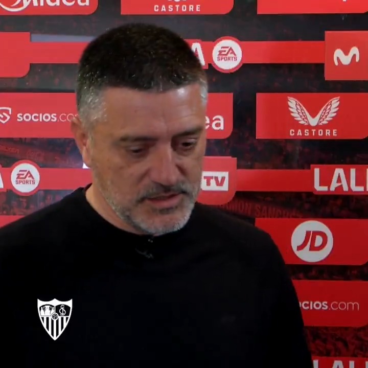 🗣️ Reflexión del míster tras el partido. #SevillaFCAthletic