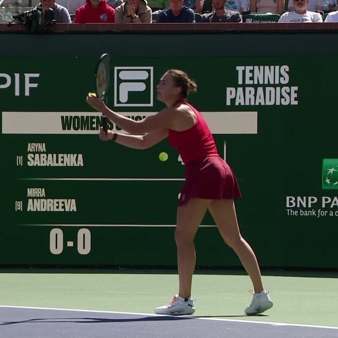 « Sabalenka, elle ne sait rien faire à part taper le plus fort possible dans tout ce qui est jaune » Sabalenka :