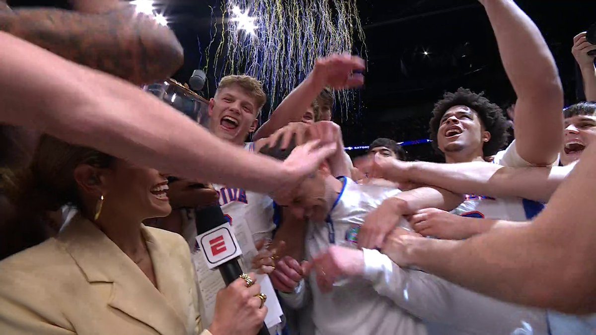 "We're just getting started." Not one, not two, not three ... make that FIVE SEC championships in program history for Florida Gators Men’s Basketball 🐊