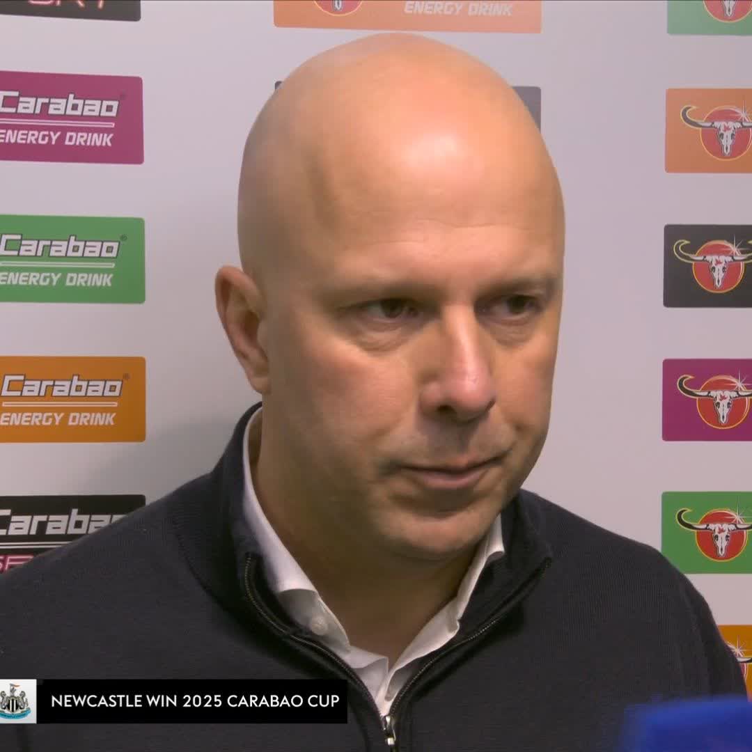 "Altogether, Newcastle deserved to win" Arne Slot reacts after Liverpool lose the Carabao Cup final 🏆