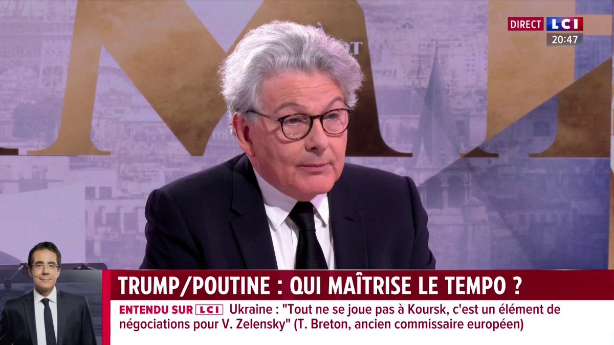 🗣️ Vladimir Poutine "a les cartes en main" pour Thierry Breton ▶️ ✦ Margot Haddad ✦