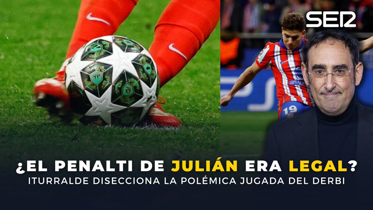 ‼️🗣️ Eduardo Iturralde sobre EL PENALTI DE JULIÁN ÁLVAREZ ➡️ En cualquier tiro libre SE PUEDE TOCAR EL BALÓN DE FORMA SIMULTÁNEA ➡️ "Yo no puedo decir si LOS DOS TOQUES FUERON SIMULTÁNEOS" ✅ Si fue simultáneo EL GOL ERA VÁLIDO 💭 "Para mí el debate es SI EL BALÓN ESTÁ EN MOVIMIENTO"