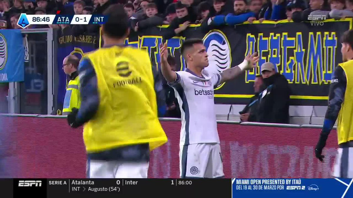 NUEVO GOL DE LAUTARO EN SERIE A. 🔥🐂