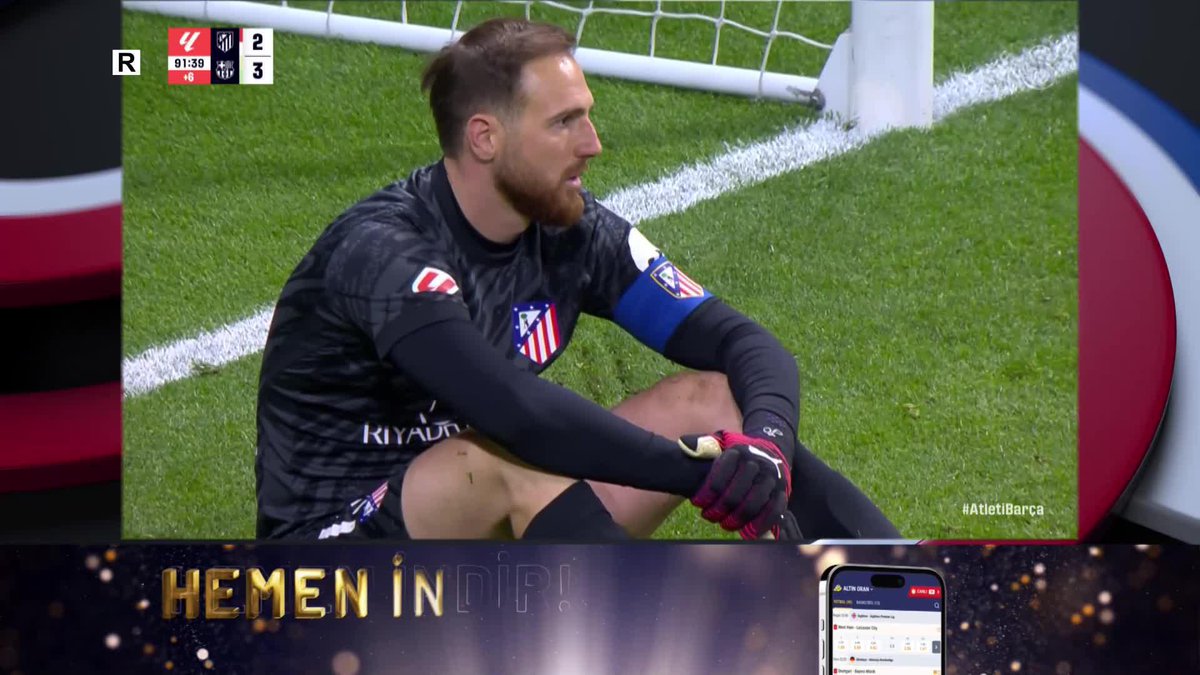 🔥 Barcelona 22 dakikada geri döndü. 70' Atletico Madrid 2-0 Barcelona 90+2' Atletico Madrid 2-3 Barcelona