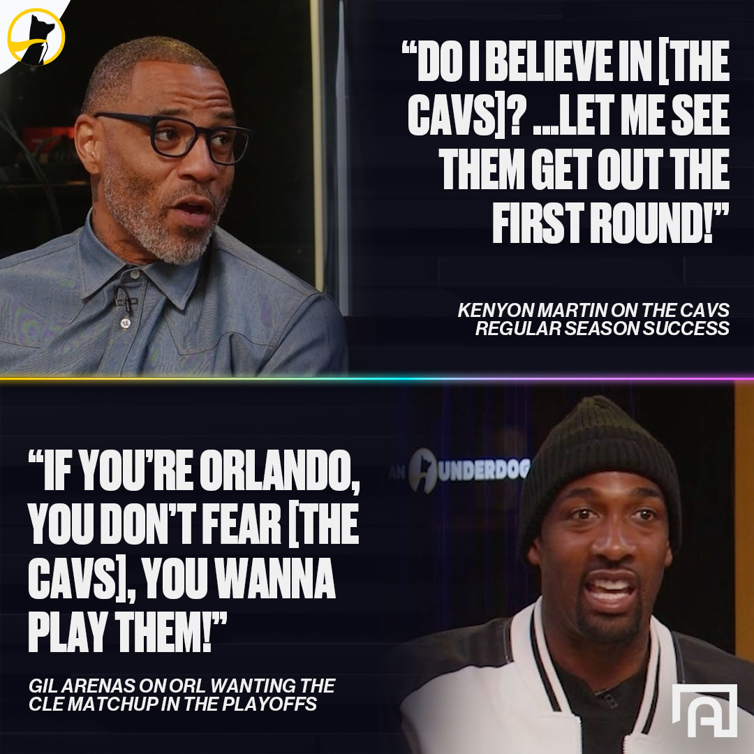 Kenyon and Gil last week… the Magic just snapped the Cavs 16-game win streak 👀