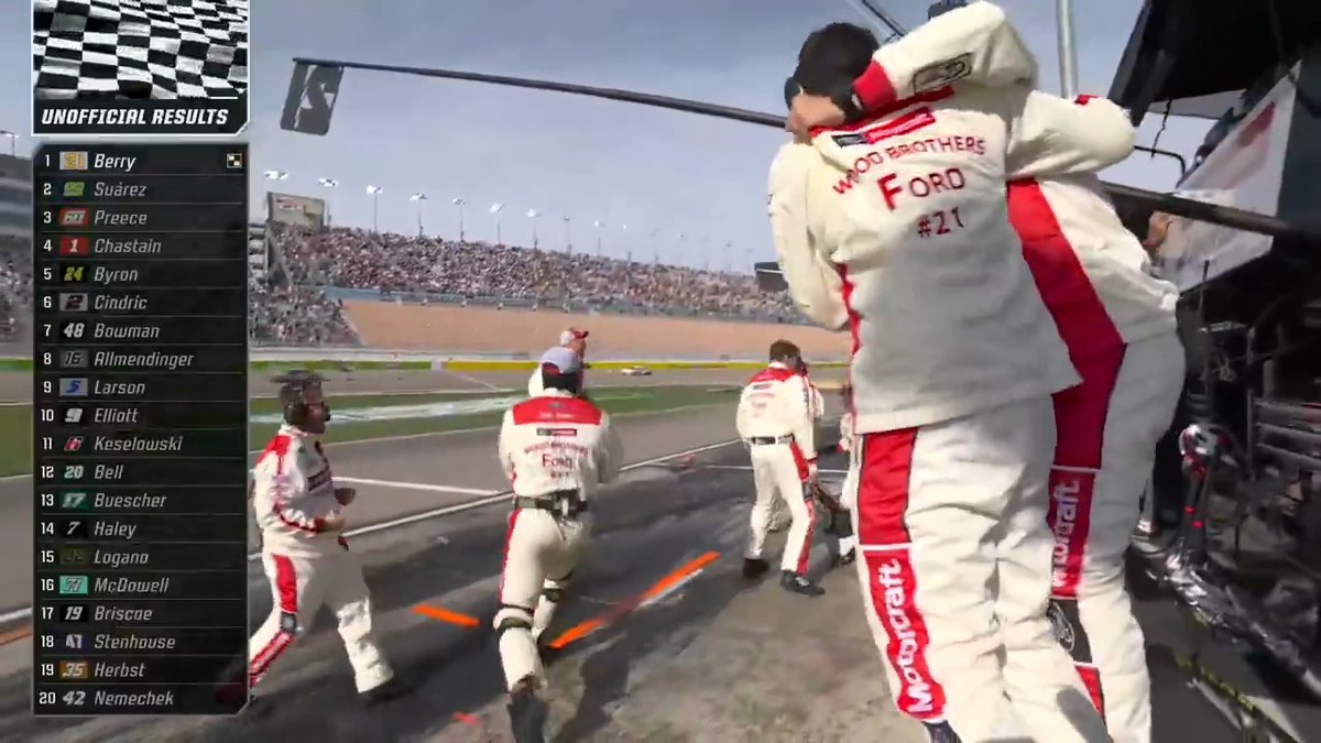 JOSH BERRY AND WOOD BROTHERS RACING WIN IN LAS VEGAS! #NASCARonFS1