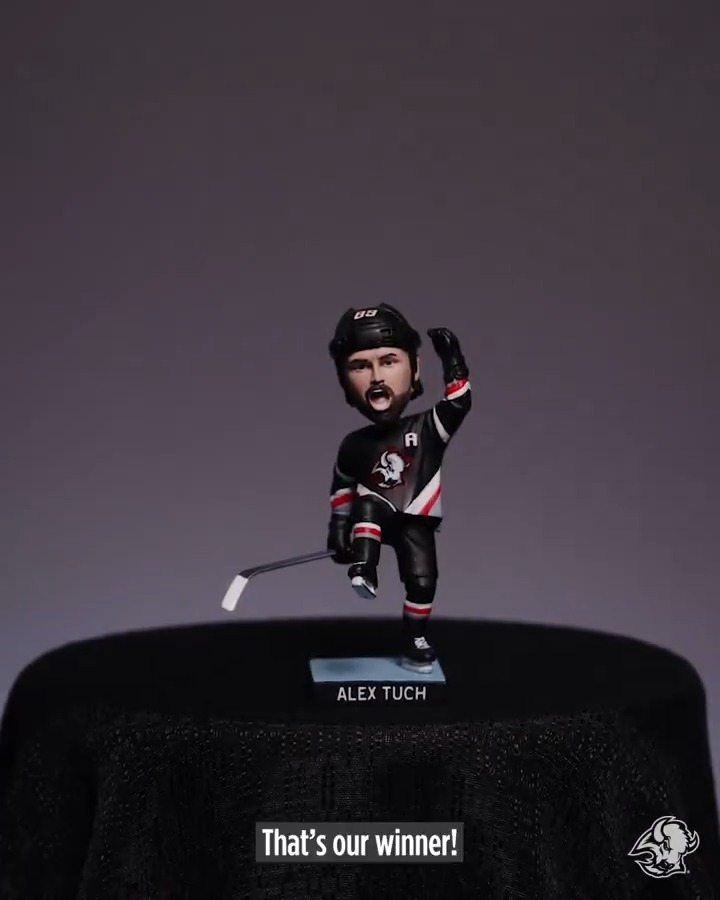Let the Alex Tuch Lookalike Contest commence 🎬 Be there at Fan Appreciation Night on April 17 to get your bobblehead →