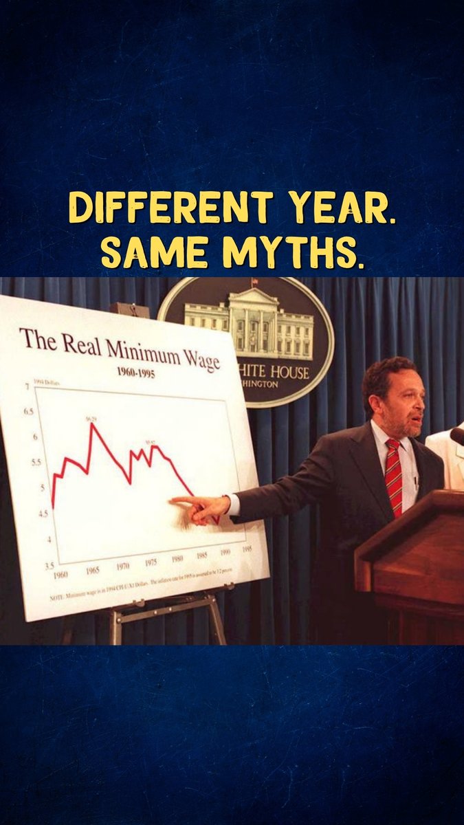 I've been debunking right-wing myths about the minimum wage for over 30 years. In this speech from 1995, I took on four of their biggest whoppers.