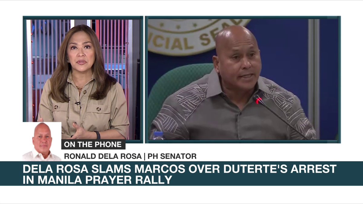 Senator Ronald "Bato" Dela Rosa says he doesn't feel the need to defend himself before the ICC, adding that he doesn't recognize their jurisdiction. #ANCHeadstart