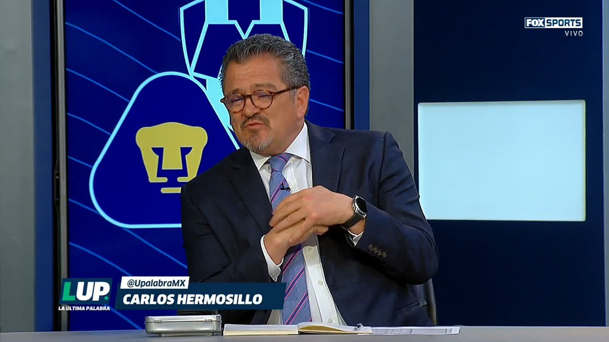 "ES EL PEOR ARBITRAJE QUE HE VISTO EN LA TEMPORADA" ๐ฎโ๐จ Carlos Hermosillo no estรก de acuerdo con las decisiones arbitrales del Pumas vs Rayados y se fue contra Sergio Ramos. #LUP