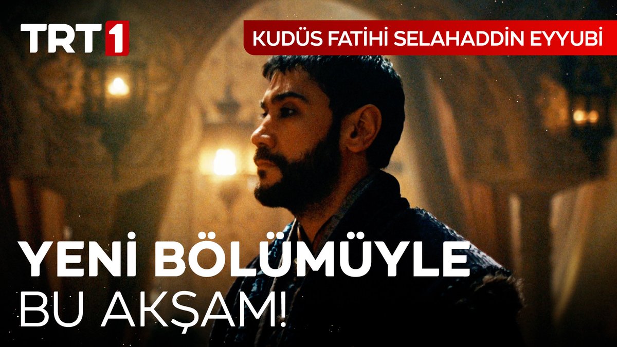 -Kudüs’ü eninde sonunda fethedeceğim! +Ben hayatta olduğum sürece Kudüs’ten asla vazgeçmeyeceğim! #KudüsFatihiSelahaddinEyyubi yeni bölümüyle bu akşam saat 20.00’de TRT 1’de. ✨ @selahaddindizi