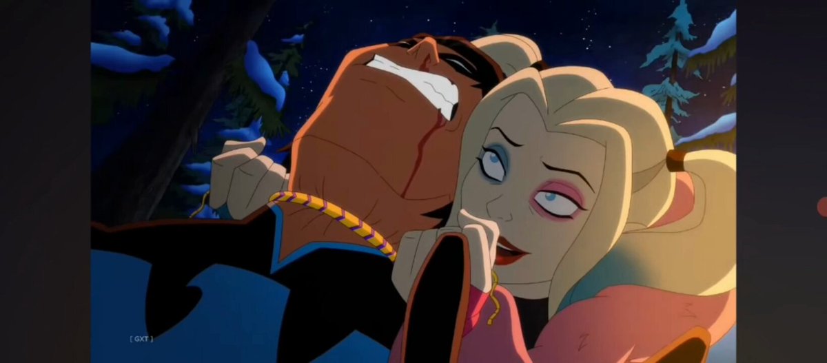 Harley strangle Nightwing