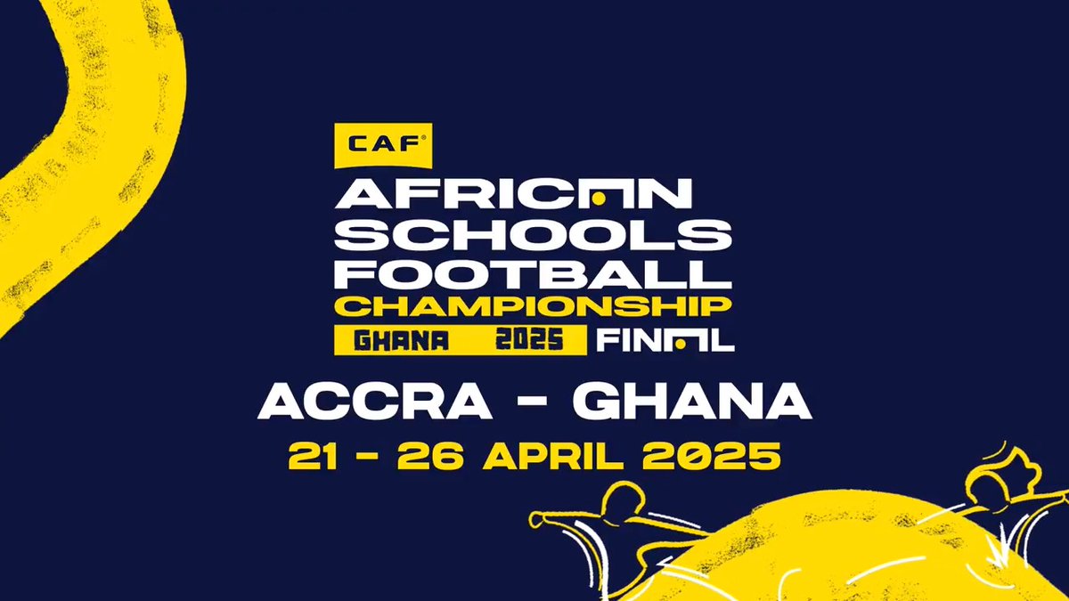 From the classroom to the pitch! 🏟️ The third edition of the African Schools Football Championship is about to take over Ghana! 🇬🇭 🇬🇭 Ghana Football Association #ASFC