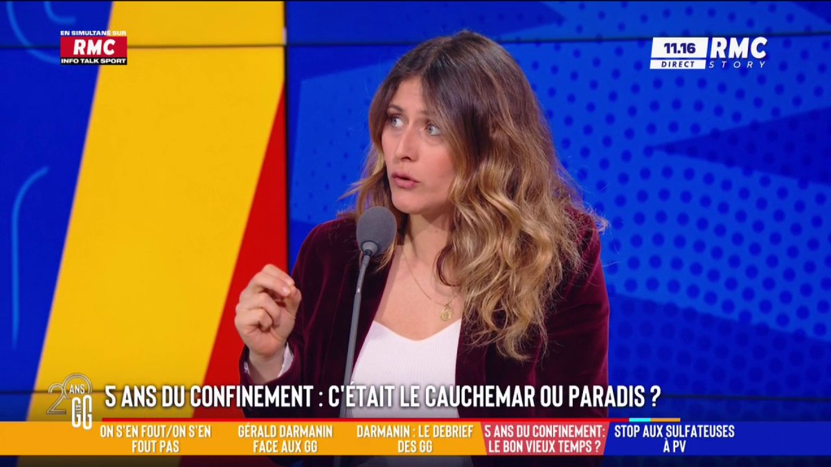 😷 5 ans du confinement 🗣️ Flora Ghebali : "Ce qui m'inquiète beaucoup, c'est que ça a créé une véritable fracture dans l'idéologie française, le récit français ! L'héritage du confinement, c'est d'avoir une détresse psychiatrique, psychologique, des Français..." #GGRMC