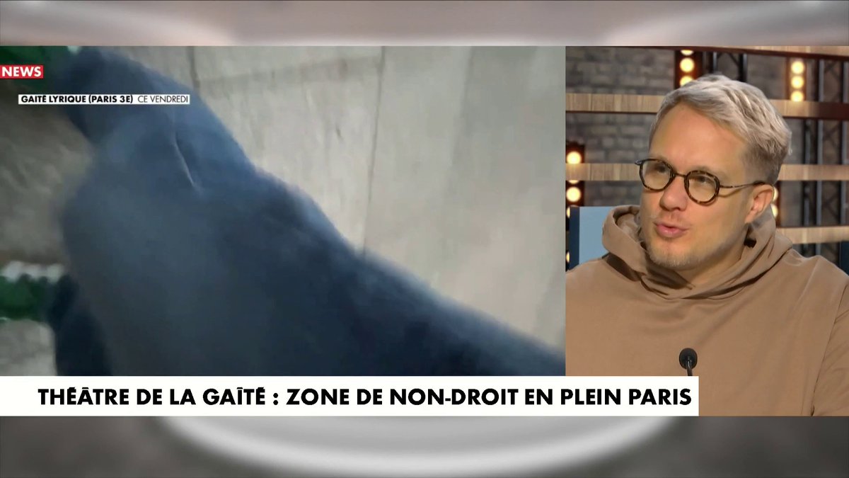 Guillaume Genton, producteur, sur l'occupation de la Gaieté Lyrique par des migrants : «C'est une zone de non-droit, en plein cœur de Paris», dans #MorandiniLive