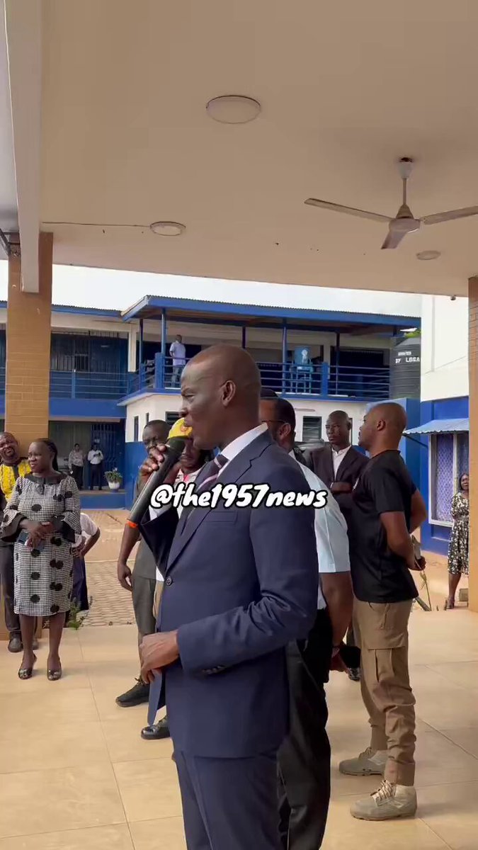 Minister of Education, Hon. Haruna Iddrisu, has assured students of Labone Senior High School that the government will promptly provide assistance after a devastating fire ravaged three girls' dormitories yesterday. He reaffirmed the government's commitment to supporting the students and restoring the damaged facilities. [🎥: ThisIsNeneOdompleh]