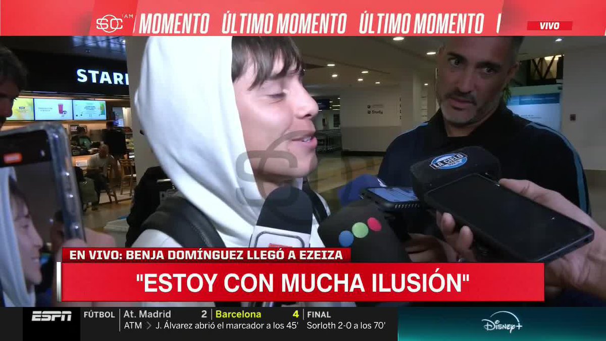 "NUNCA LO VI, NO SÉ NI QUE DECIR", Benja Domínguez ANSIOSO por conocer a Lionel Messi. 📺 #DisneyPlus