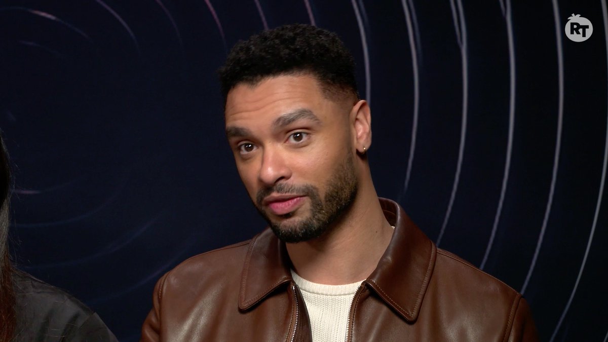 "I had the most fun exploring a lot of that with Naomie Harris's character." Regé-Jean Page shares what excited him about playing Colonel Stokes in Steven Soderbergh's #BlackBag.