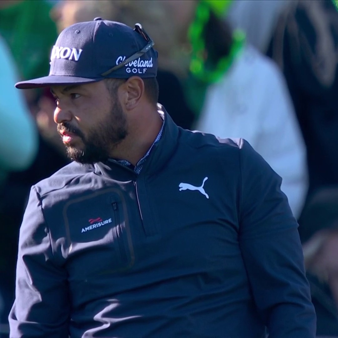 JJ SPAUN PLAYOFF WATER BALL ON 17. PAIN.