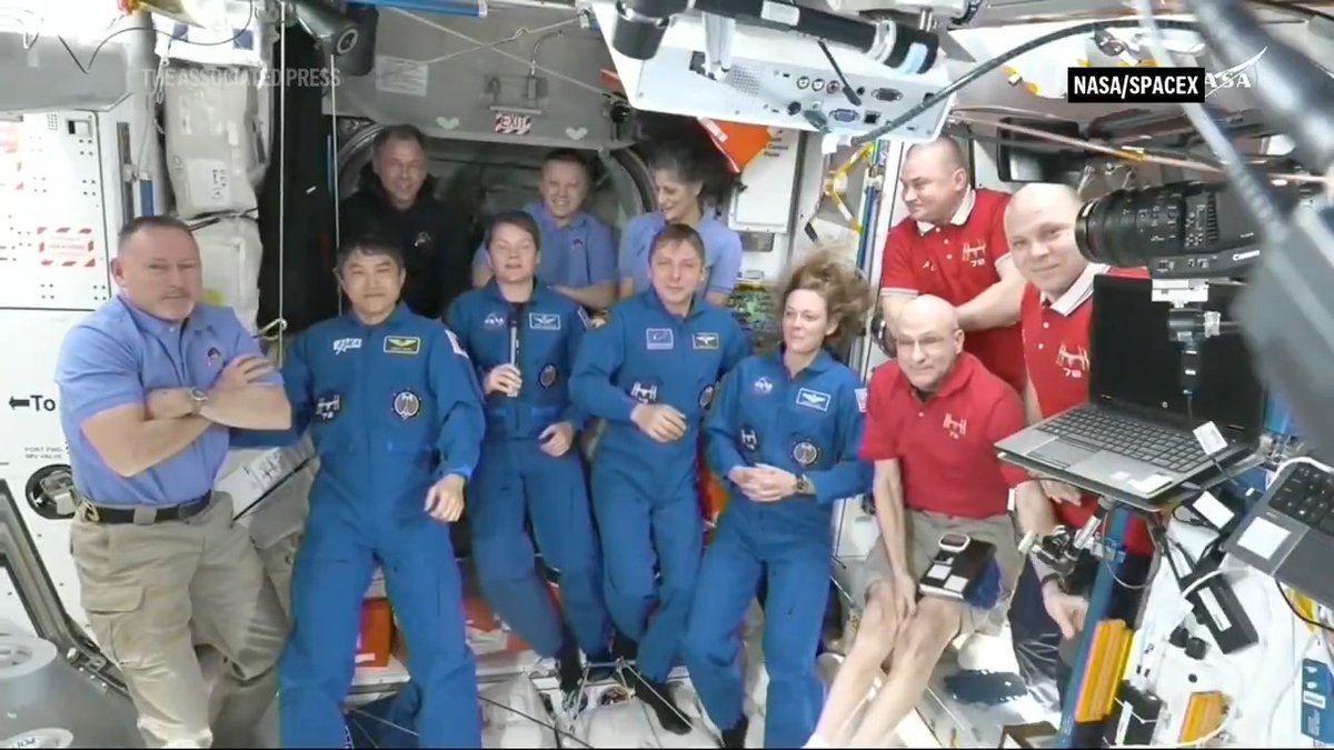 Just over a day after blasting off, a SpaceX crew capsule arrived at the International Space Station, delivering the replacements for NASA’s two stuck astronauts.