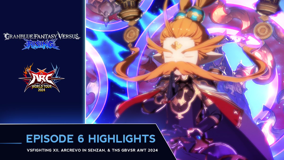 #AWT2024 Qualifiers - Episode 6 We look back at the qualifiers held in August and September! 今回は8~9月に行われた下記大会を振り返り! VSFighting XII TNS Granblue Fantasy Versus Rising ARCREVO in SENZAN #GBVSR