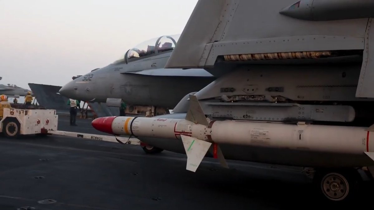 CENTCOM releasing more Hornets nest footage from the USS Harry S. Truman (CVN 75) as they continue operations against Iran-backed Houthi terrorists. 🫡 Taken: 03.16.2025 Posted: 03.17.2025 08:49 video: Seaman Antoine Monroe, Joshua Dennis, Petty Officer 2nd Class Casey Iwuagwu