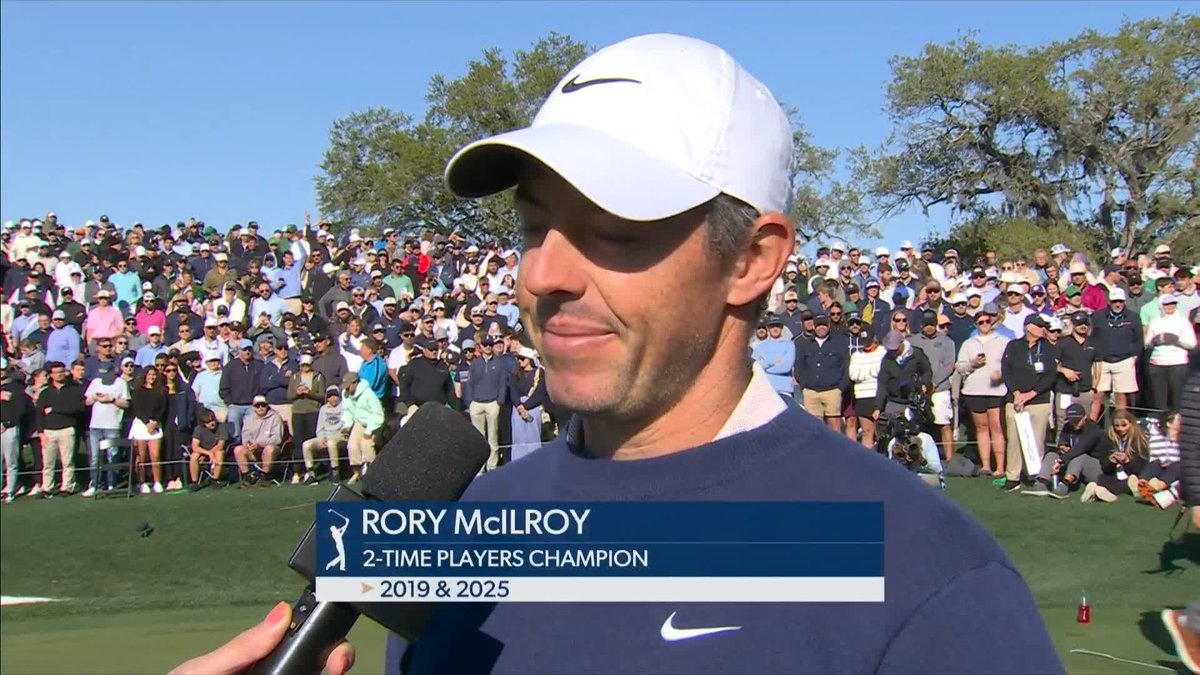 Rory says he’s “unbelievably proud” to win The Players on St Patrick’s Day. His longevity is so under appreciated. He’s the best player since Tiger Woods and it’s about time he made himself immortal by becoming the first European ever to win the slam🤞