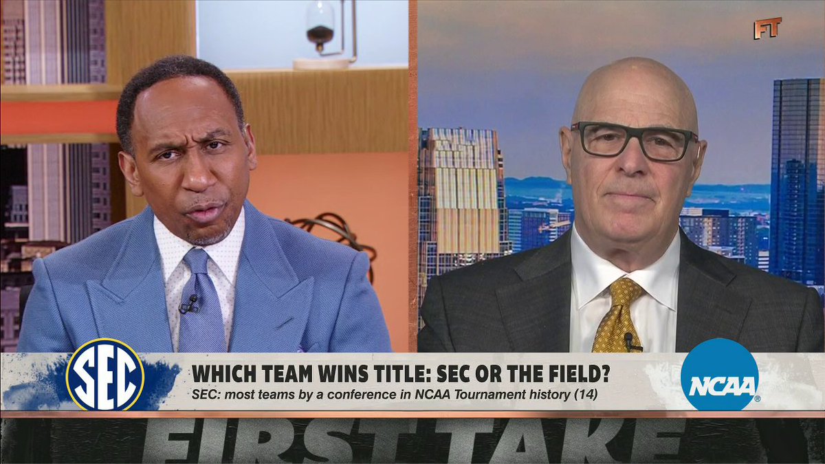 If you say the SEC, then you’re ruling out Duke, and I can’t rule out Duke.” Stephen A Smith has multiple reasons for choosing the field over the SEC 🏀 Create your bracket here 🔗