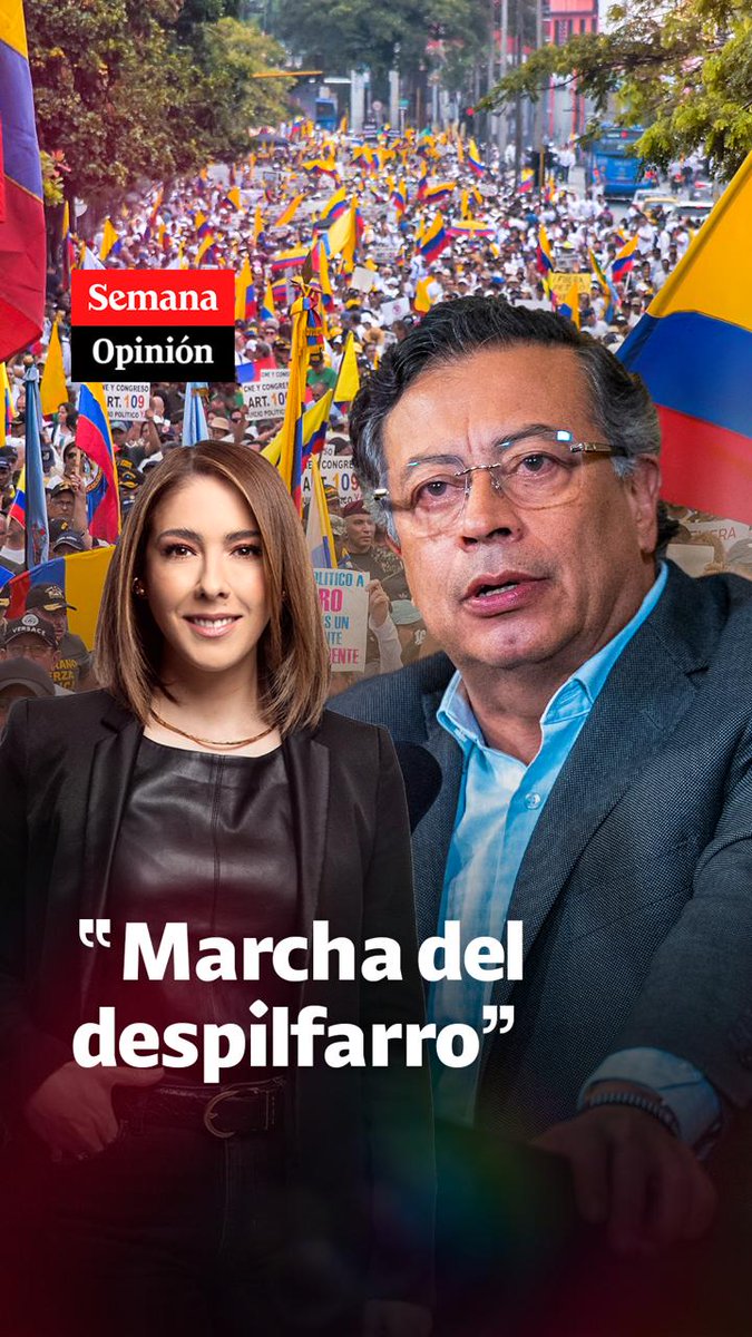 “Mientras el país reporta el mayor déficit fiscal en la historia reciente, el Gobierno se gasta miles de millones en logística para eventos y marchas, como la de este 18 de marzo”: Juanita Gómez opina.