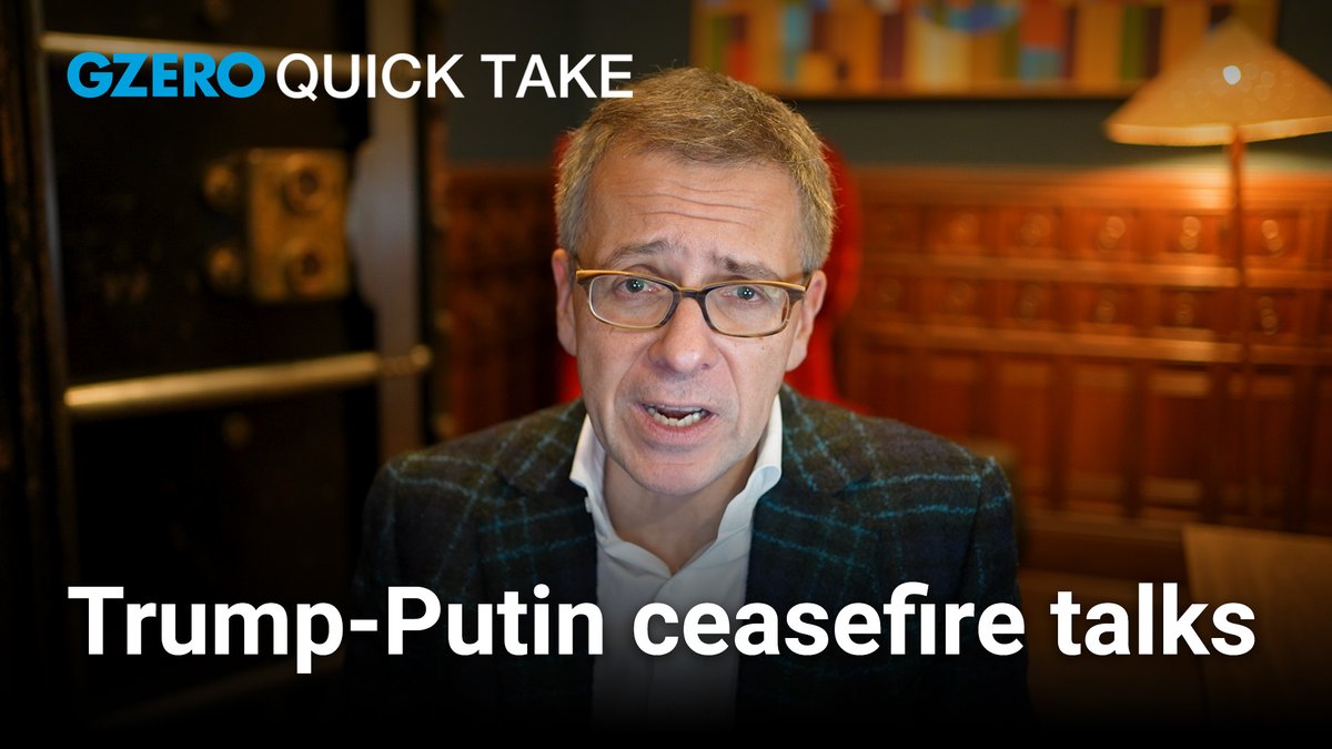 tomorrow’s trump-putin call is the most important geopolitical discussion of the trump administration so far i break down what to expect for GZERO Media