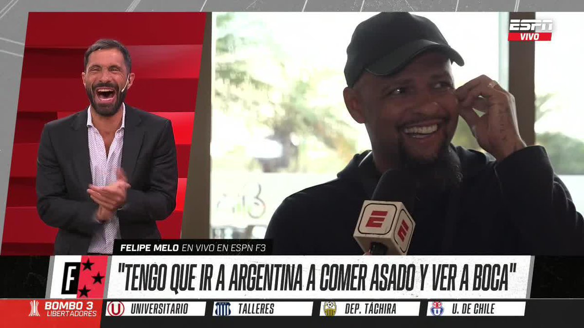 “Yo creo que quien sufre en una dividida entre Felipe Melo y Schiavi es LA PELOTA”. JAJA, solo dijo verdades. 😅🇧🇷