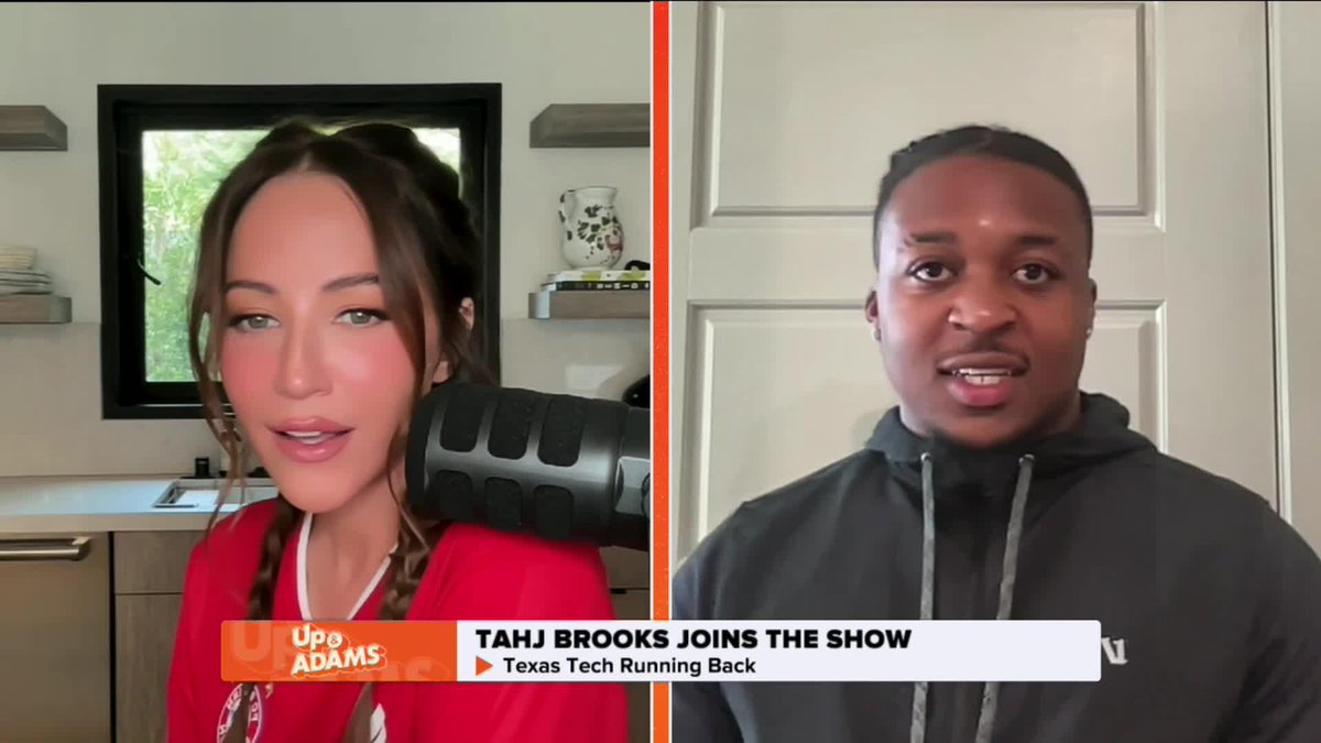 Tahj Brooks rushed for over 100 yards in EVERY game last season. 👀 Kay Adams | Tahj Brooks | Texas Tech Football