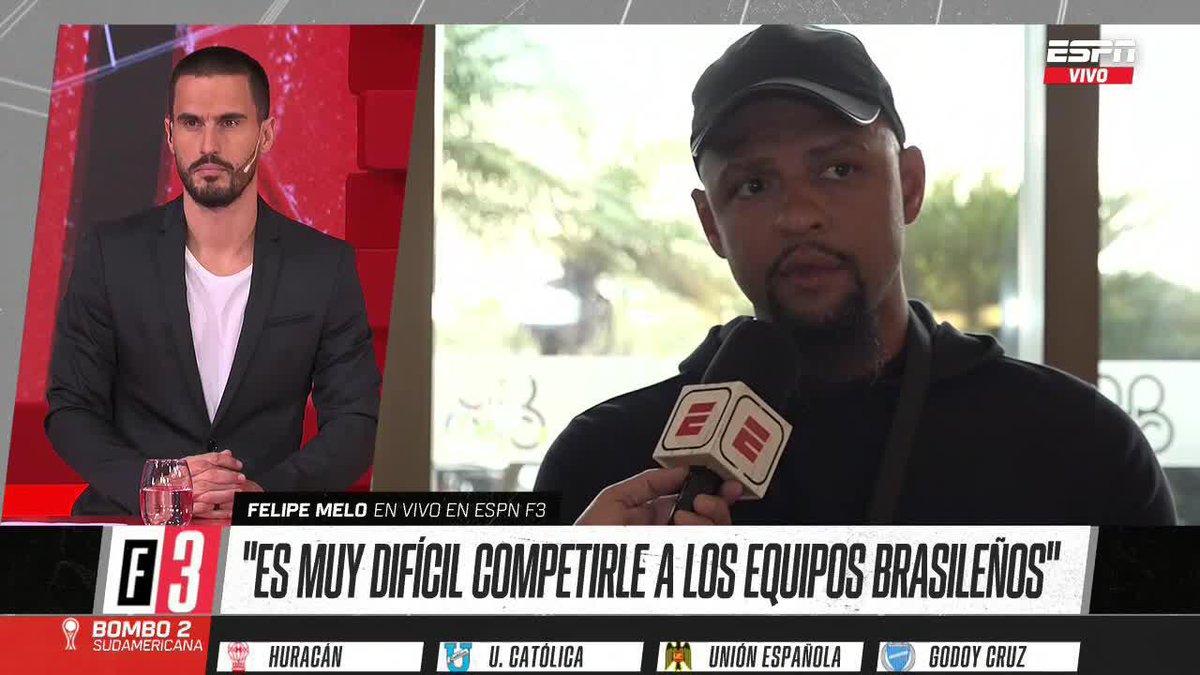 Felipe Melo: “ Vi a un Racing pasar por encima a Botafogo, pudo haberle hecho 4 o 5 goles en la ida y 4 o 5 goles en la vuelta”