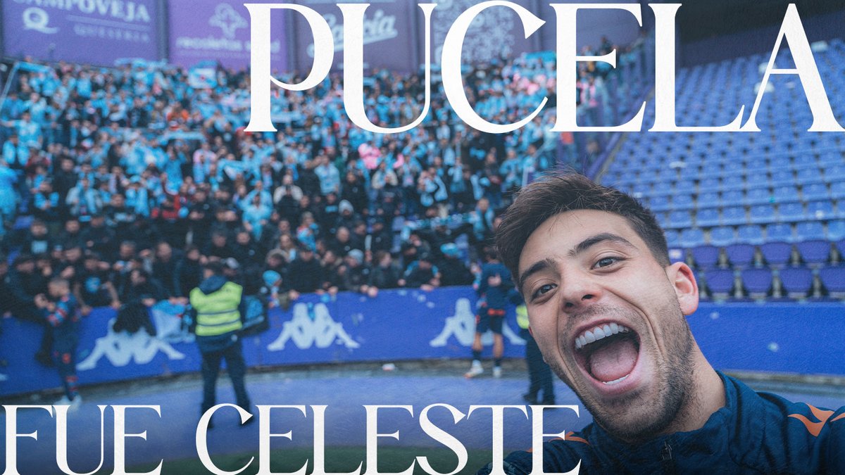 Pucela tinguiuse de celeste nunha tarde que lembraremos moitos anos ♾🩵 Porque o Celta é A NOSA VIDA! 📡 Goza do Inside completo en