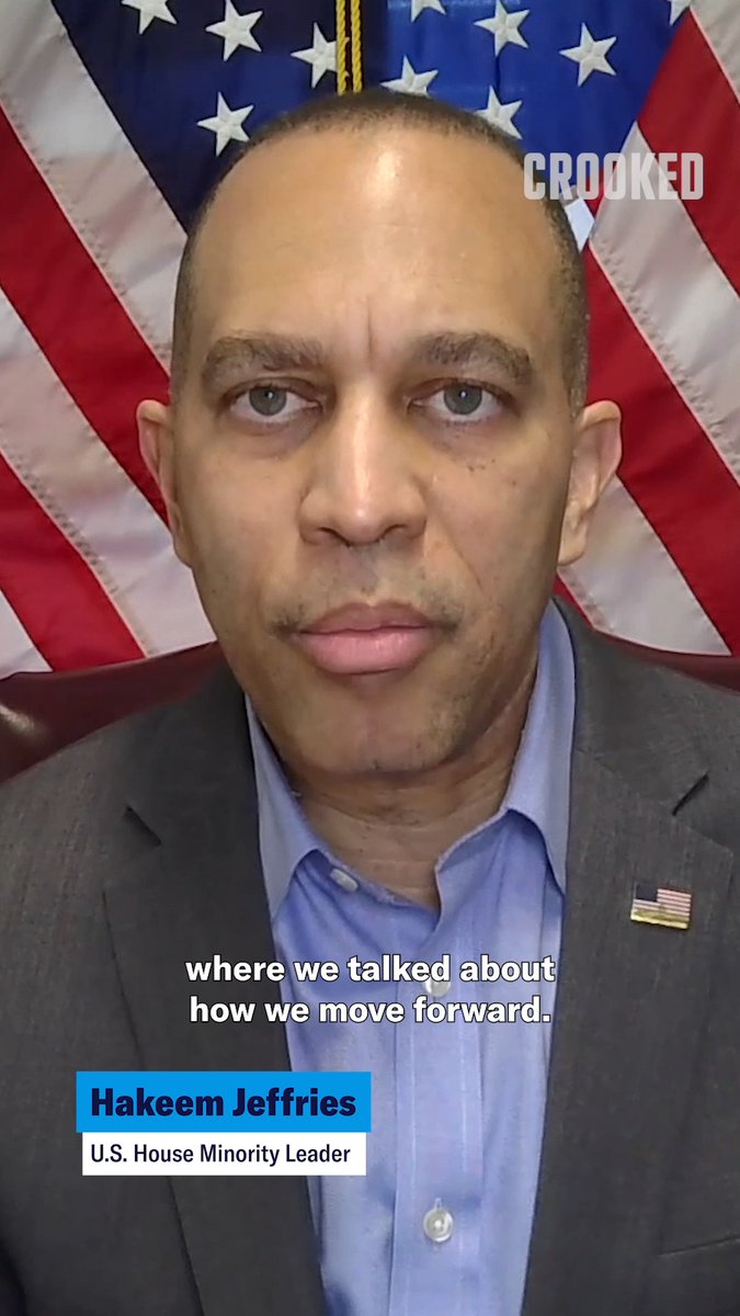 NEW: Hakeem Jeffries tells Dan Pfeiffer about his meeting with Chuck Schumer over the weekend and the Democrat plan going forward.